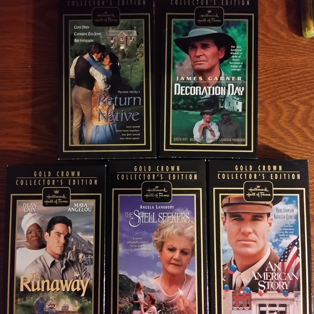Hallmark Gold Crown Collector's Edition VHS Lot - Classic Movies